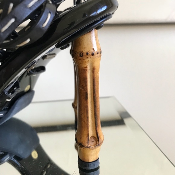 ♥️SOLD♥️Gucci Bamboo High Heel Sandals - Size 37.5 - Picture 2 of 7